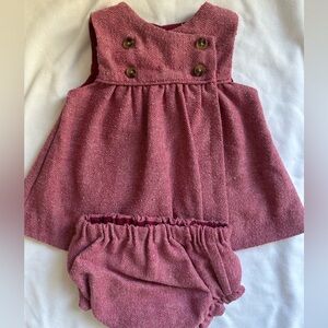 Coconuts Burgundy Diaper Cover Set